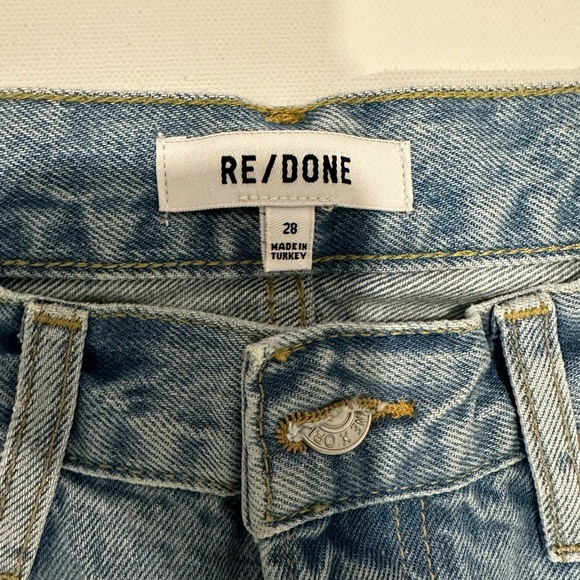 NWT Re/Done Denim 90s Comfy Short - Picture 6 of 9